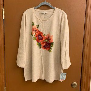 New Jones New York top size 3x